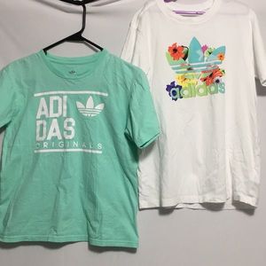 Girls Adidas t-shirt bundle